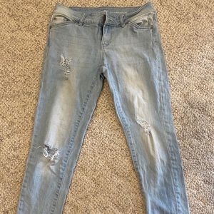 New York & Company Distressed Boyfriend Jeans